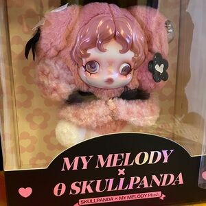 💕My Melody x Skullpanda Pink Plush